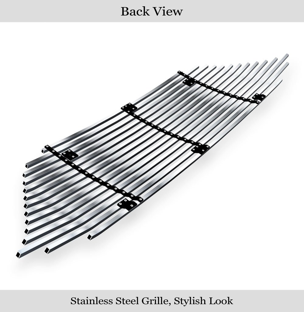 Fits 2016-2018 Honda HR-V Main Upper Stainless Steel Billet Grille - Image 2