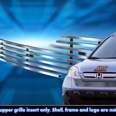 Fits 2007-2009 Honda CR-V Lower Bumper Stainless Steel Billet Grille