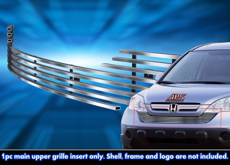 Fits 2007-2009 Honda CR-V Lower Bumper Stainless Steel Billet Grille