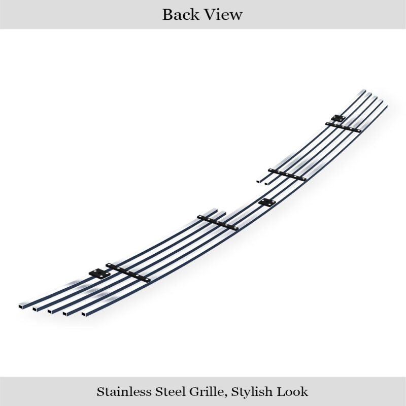 Fits 2009-2011 Honda Pilot Lower Bumper Stainless Steel Billet Grille - Image 2