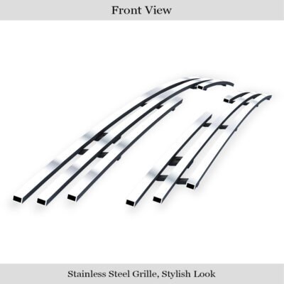 Fits 2003-2005 Honda Pilot Main Upper Stainless Steel Billet Grille