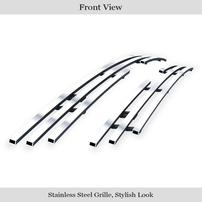 Fits 2003-2005 Honda Pilot Main Upper Stainless Steel Billet Grille