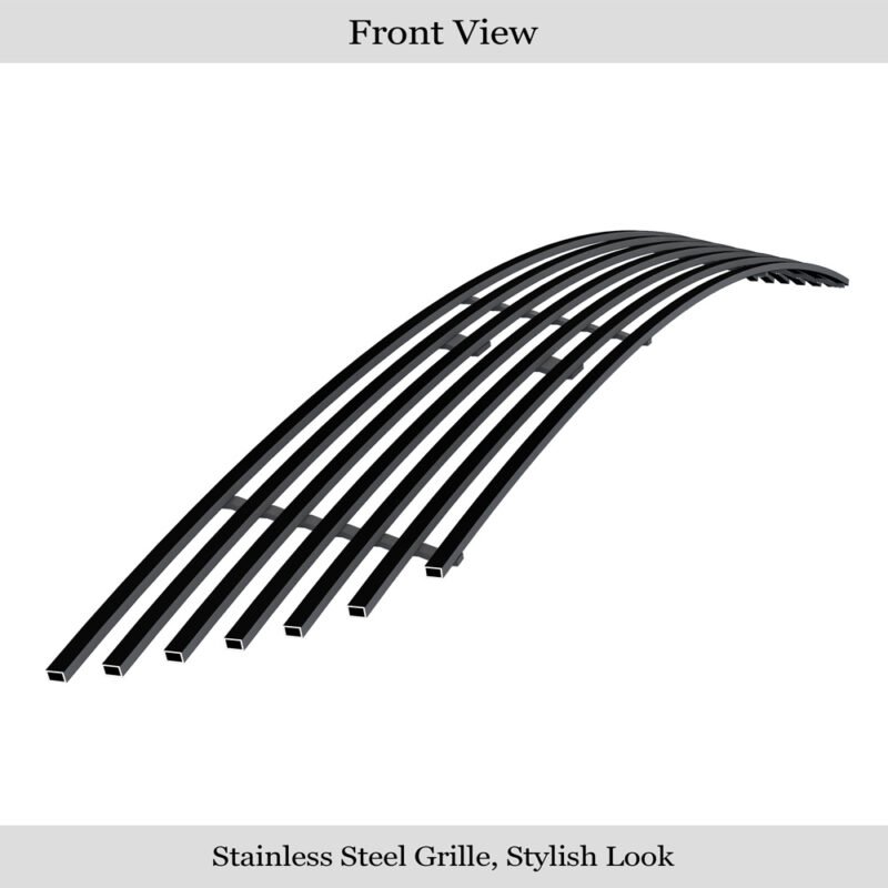 Fits 2005-2007 Honda Odyssey Lower Bumper Black Stainless Steel Billet Grille