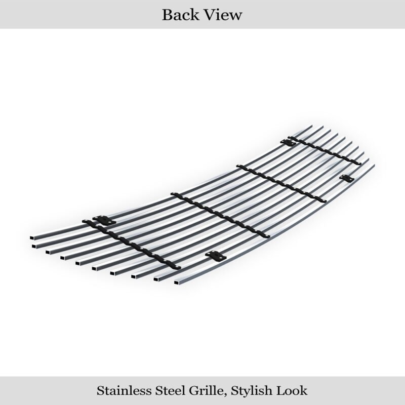 Fits 2003-2005 Honda Pilot Main Upper Stainless Steel Billet Grille - Image 2