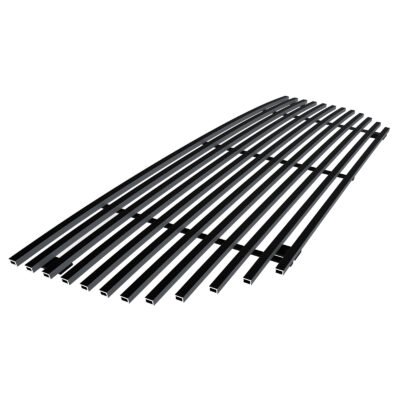 Fits 2009-2011 Honda Pilot Main Upper Black Stainless Steel Billet Grille