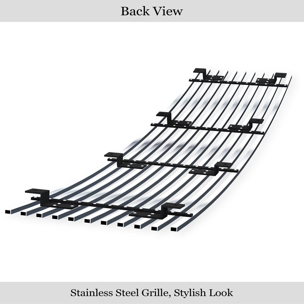 Fits 2005-2008 Honda Ridgeline Main Upper Stainless Steel Billet Grille - Image 2