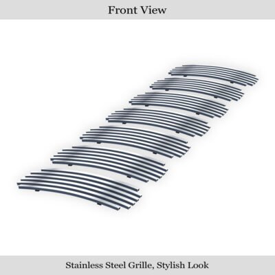 Fits 2005-2007 Jeep Liberty Not For Renegade Main Upper Stainless Steel Billet Grille