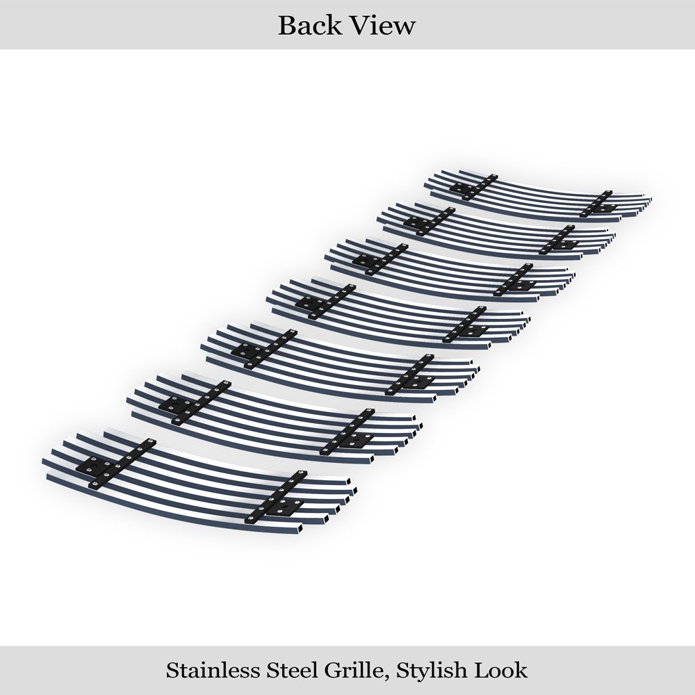 Fits 2005-2007 Jeep Liberty Not For Renegade Main Upper Stainless Steel Billet Grille - Image 2