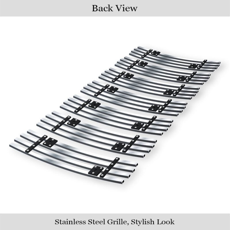 Fits 2008-2012 Jeep Liberty Main Upper Stainless Steel Billet Grille - Image 2