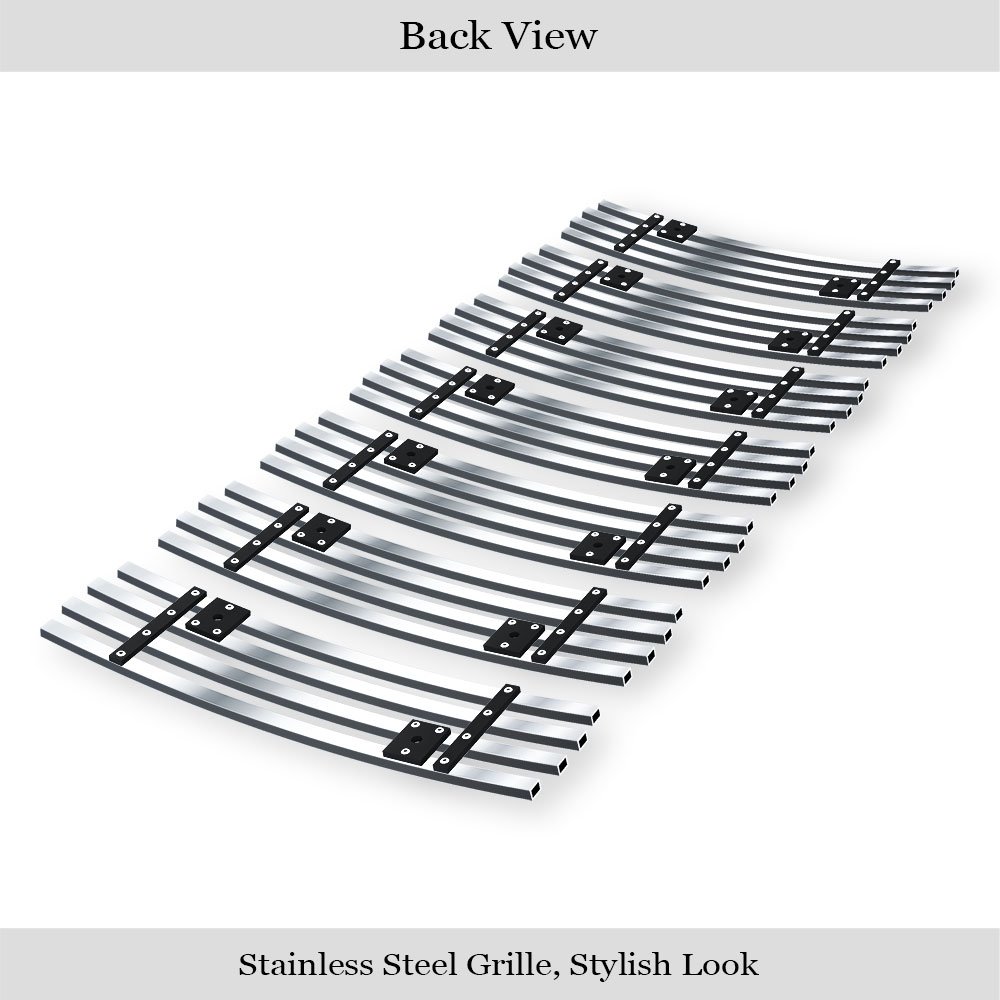 Fits 2008-2012 Jeep Liberty Main Upper Stainless Steel Billet Grille - Image 2