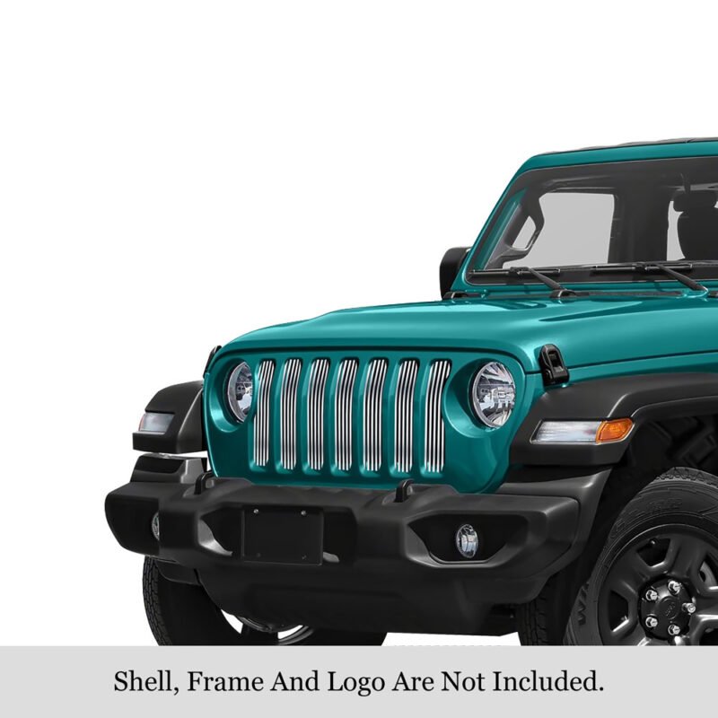 Fits 2020-2021 Jeep Gladiator Main Upper Stainless Steel Billet Grille - Image 3