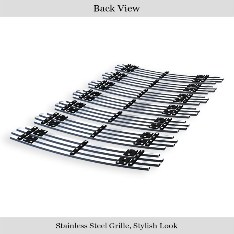 Fits 2007-2018 Jeep Wrangler JK Main Upper Stainless Steel Billet Grille - Image 2