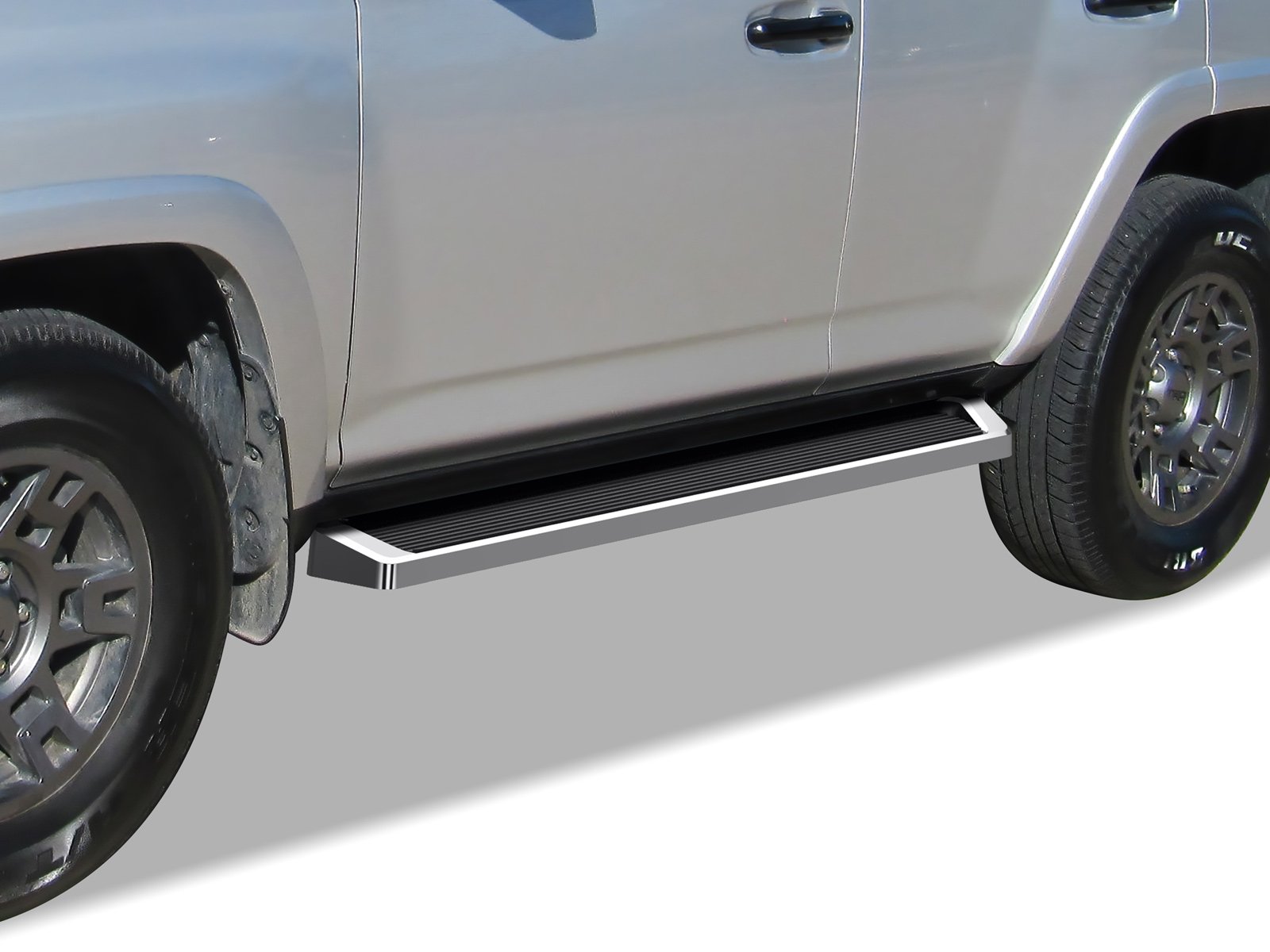 Fits 2010-2016 Toyota 4Runner Trail Edition 2017-2024 Toyota 4Runner TRD Off-Road 2014-2024 Toyota 4Runner SR5 (Excl. 2019-2024 Nightshade Edition/ TRD Pro or Models with Lower Rocker Panel Extensions) Both Sides iRunning Board