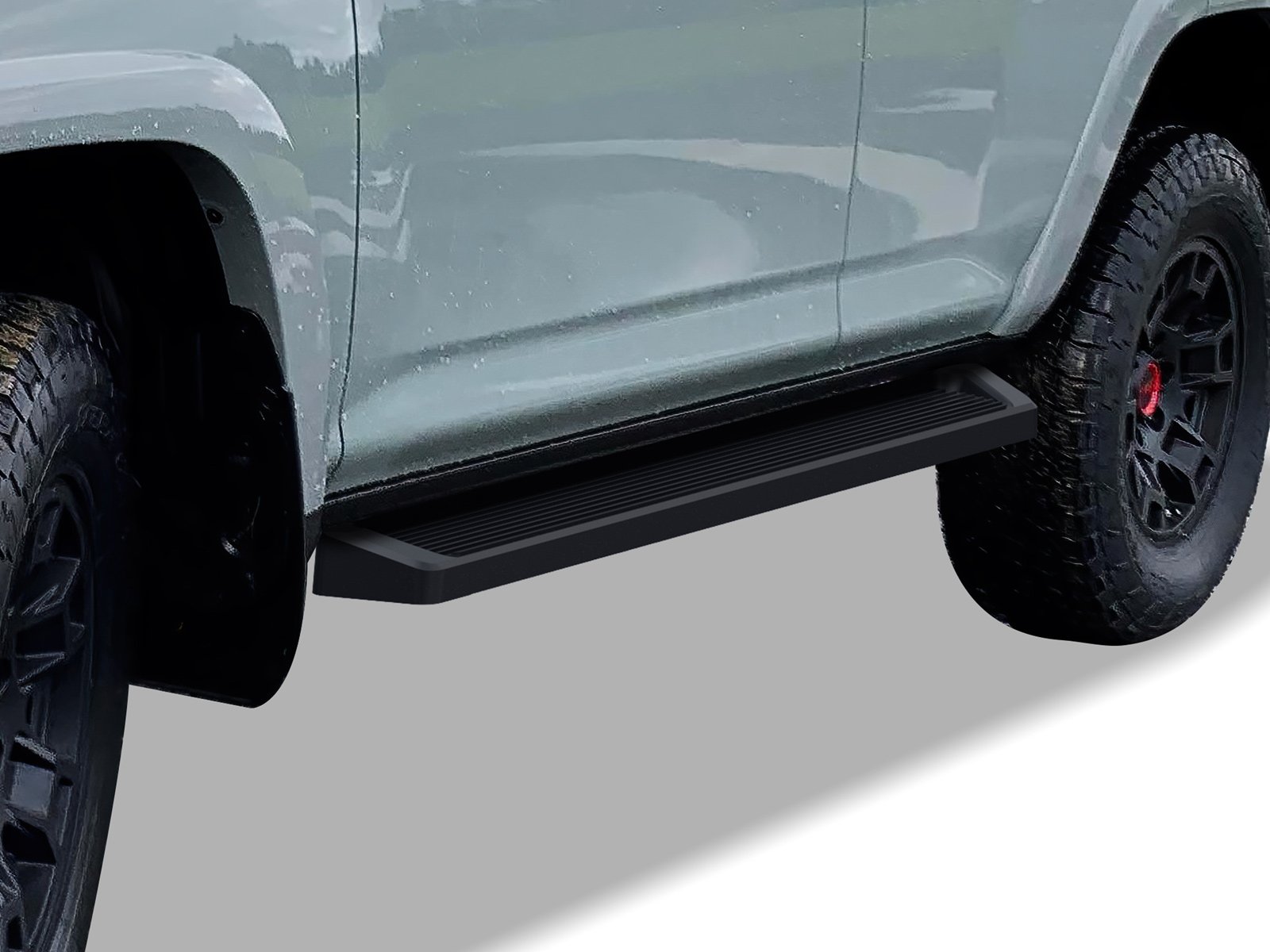 Fits 2010-2016 Toyota 4Runner Trail Edition 2017-2024 Toyota 4Runner TRD Off-Road 2014-2024 Toyota 4Runner SR5 (Excl. 2019-2024 Nightshade Edition/ TRD Pro or Models with Lower Rocker Panel Extensions) Both Sides iRunning Board