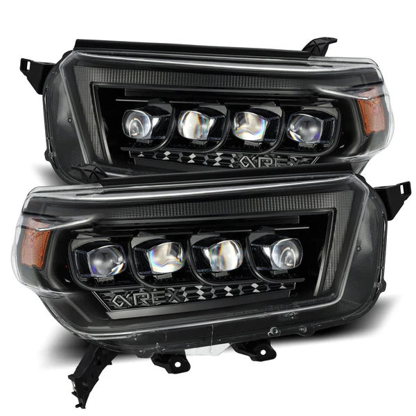 Fits 10-13 Toyota 4Runner NOVA-Series LED Projector Headlights Alpha-Black