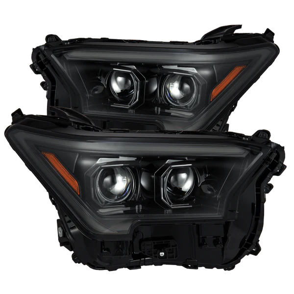 Fits 24-25 Toyota Tacoma / 25-up 4Runner LUXX-Series LED Projector Headlights Alpha-Black