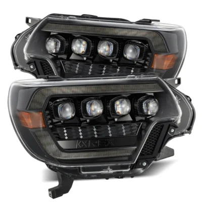 Fits 12-15 Toyota Tacoma NOVA-Series LED Projector Headlights Alpha-Black
