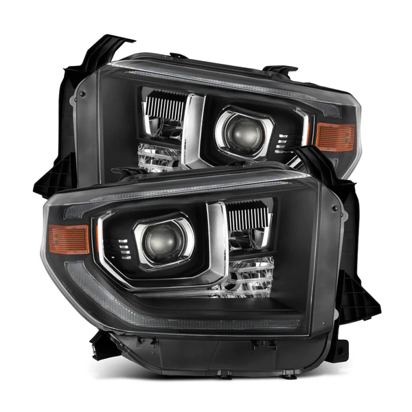 Fits 14-21 Toyota Tundra MK II LUXX-Series LED Projector Headlights Black