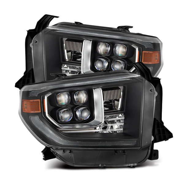 Fits 14-21 Toyota Tundra MK II NOVA-Series LED Projector Headlights Black