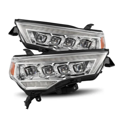 Fits 14-24 Toyota 4Runner MK II NOVA-Series LED Projector Headlights Chrome