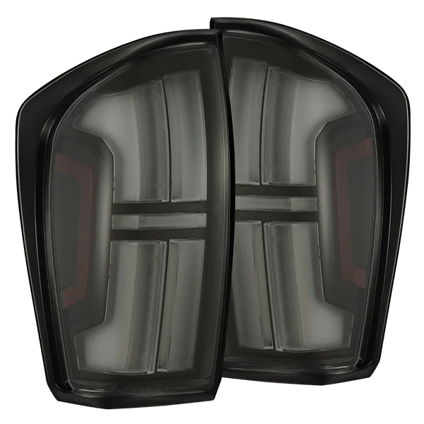 Fits 16-23 Toyota Tacoma NOVA-Series Prismatic LED Tail Lights Alpha-Black