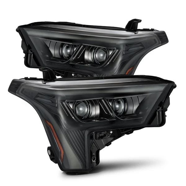 Fits 22-25 Toyota Tundra/Sequoia LUXX-Series LED Projector Headlights Alpha-Black