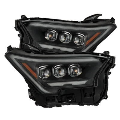 Fits 24-25 Toyota Tacoma / 25-up 4Runner NOVA-Series LED Projector Headlights Black