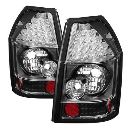 Fits Dodge Magnum 05-08 LED Tail Lights - Black