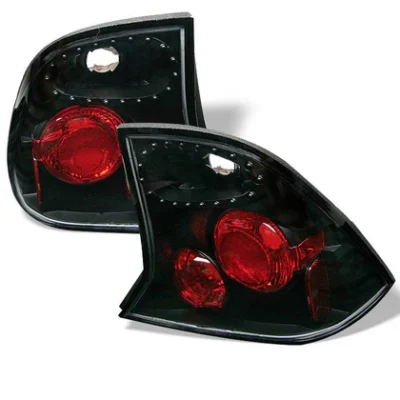 Fits Ford Focus 00-04 4Dr Euro Style Tail Lights - Black