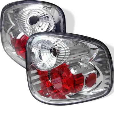 Fits Ford F150 Flareside 01-03 (Not Fit Supercrew) Euro Style Tail Lights - Chrome