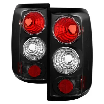 Fits Ford F150 Styleside 04-08 (Not Fit Heritage & SVT) Euro Style Tail Lights - Black