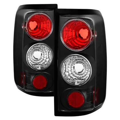 Fits Ford F150 Styleside 04-08 (Not Fit Heritage & SVT) Euro Style Tail Lights - Black