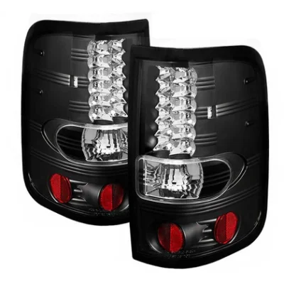 Fits Ford F150 Styleside 04-08 (Not Fit Heritage & SVT) LED Tail Lights - Black