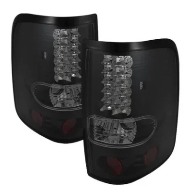 Fits Ford F150 Styleside 04-08 (Not Fit Heritage & SVT) LED Tail Lights - Black Smoke