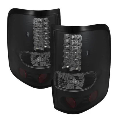 Fits Ford F150 Styleside 04-08 (Not Fit Heritage & SVT) LED Tail Lights - Black Smoke