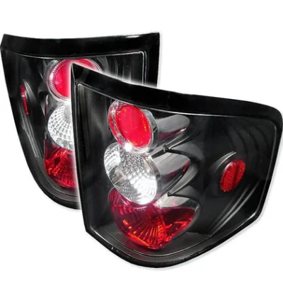 Fits Ford F150 Flareside 04-08 Euro Style Tail Lights - Black