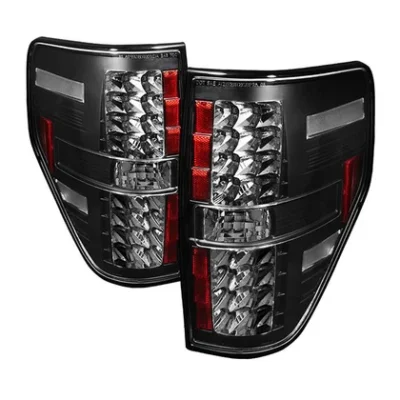 Fits Ford F150 09-14 LED Tail Lights - Black