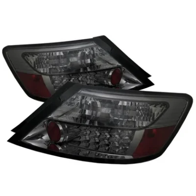 Fits Honda Civic 06-08 2Dr LED Tail Lights - Smoke