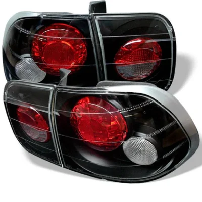 Fits Honda Civic 96-98 4Dr Euro Style Tail Lights - Black