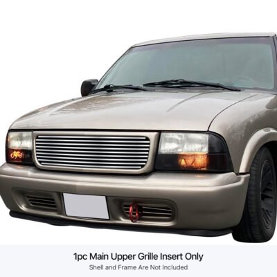 Fits 1998-2003 GMC Jimmy /1998-2003 GMC Sonoma Main Upper Stainless Steel Billet Grille
