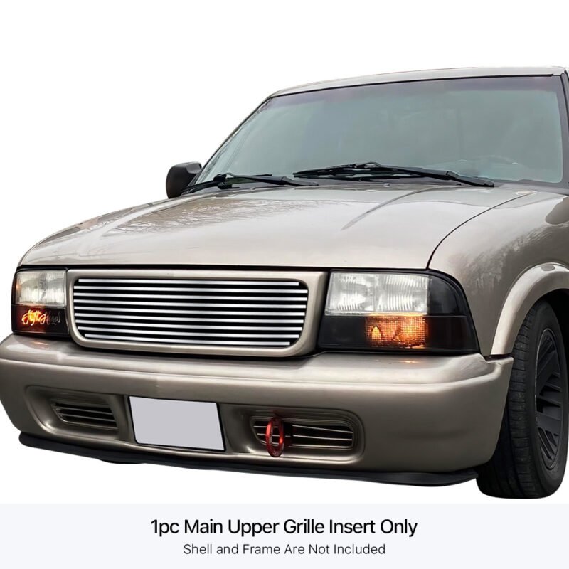 Fits 1998-2003 GMC Jimmy /1998-2003 GMC Sonoma Main Upper Stainless Steel Billet Grille