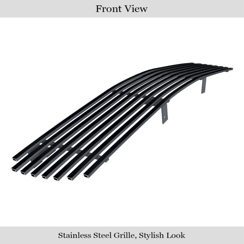 Fits 1998-2003 GMC Jimmy /1998-2003 GMC Sonoma Main Upper Black Stainless Steel Billet Grille