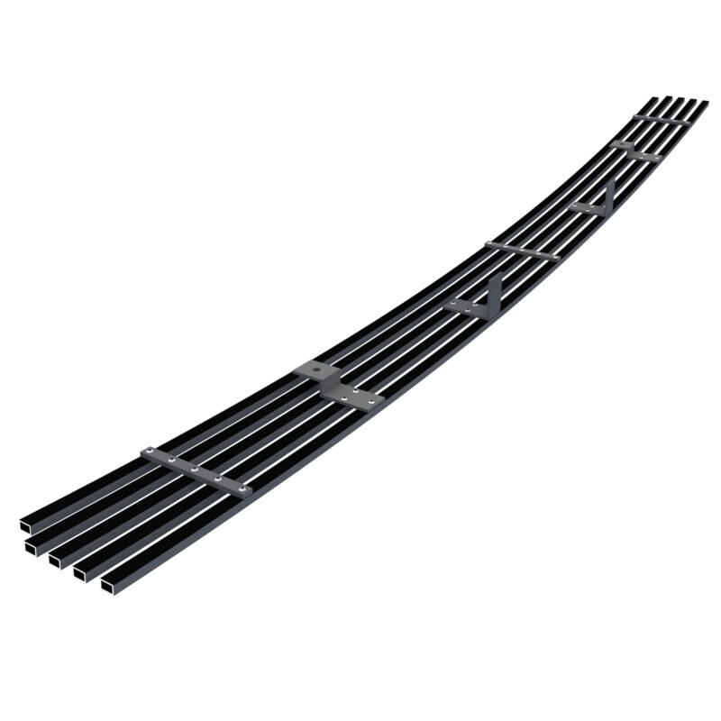 Fits 2005-2011 Toyota Tacoma Lower Bumper Black Stainless Steel Billet Grille - Image 2