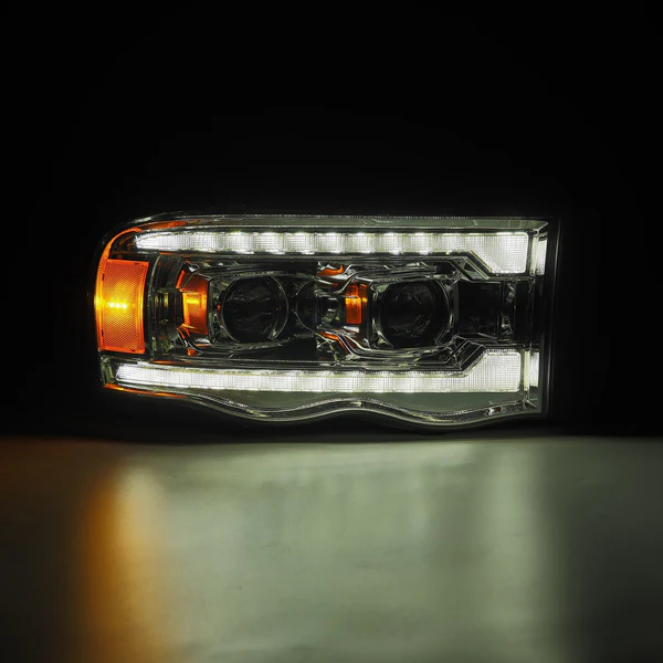 Fits 02-05 Dodge Ram LUXX-Series LED Projector Headlights Chrome - Image 5