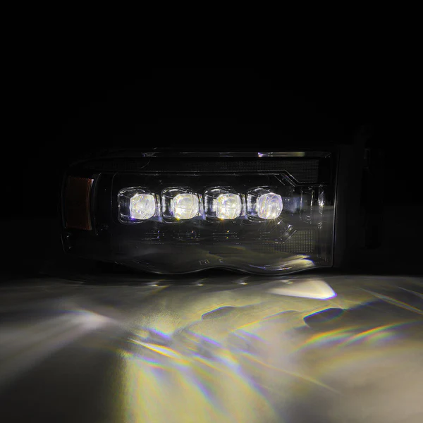 Fits 02-05 Dodge Ram NOVA-Series LED Projector Headlights Alpha-Black - Image 5