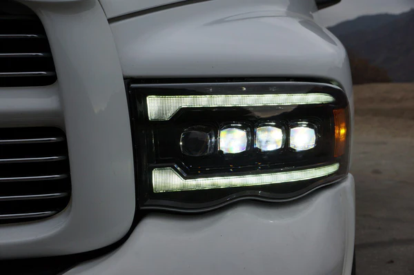 Fits 02-05 Dodge Ram NOVA-Series LED Projector Headlights Alpha-Black - Image 7
