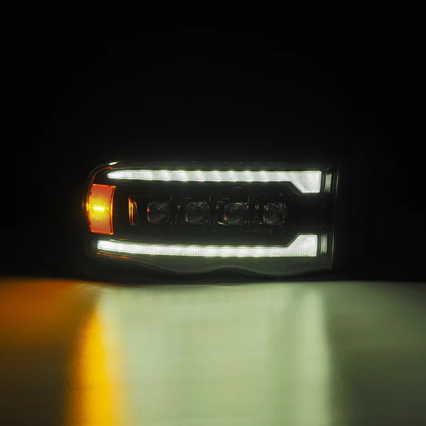Fits 02-05 Dodge Ram NOVA-Series LED Projector Headlights Alpha-Black - Image 4