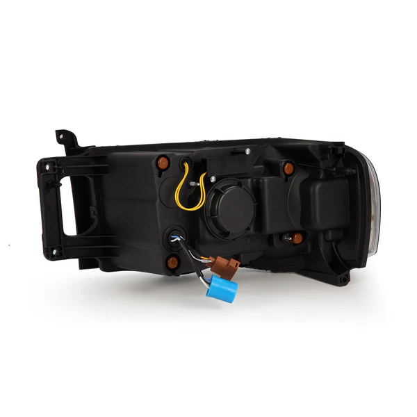 Fits 02-05 Dodge Ram PRO-Series Halogen Projector Headlights Alpha-Black - Image 7