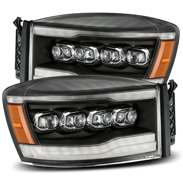 Fits 06-08 Dodge Ram NOVA-Series LED Projector Headlights Black