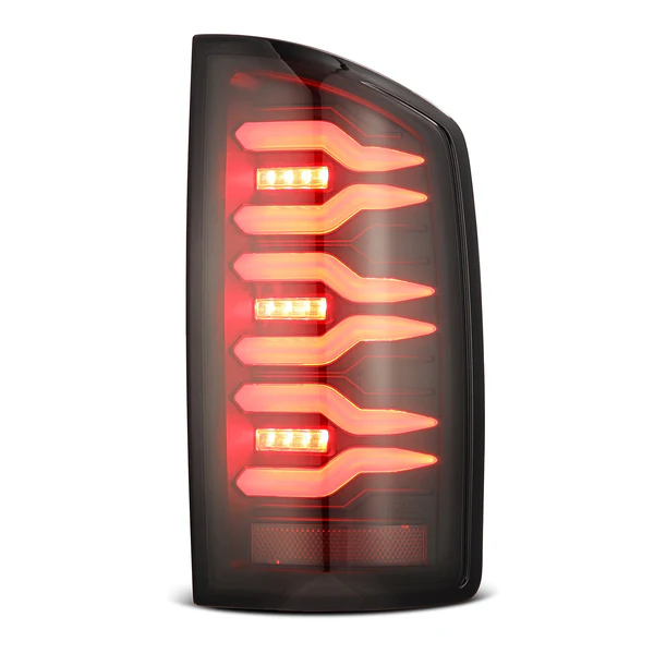 Fits 07-08 Dodge Ram 1500/07-09 Dodge Ram 2500/3500 Truck LUXX-Series LED Tail Lights Black - Image 2